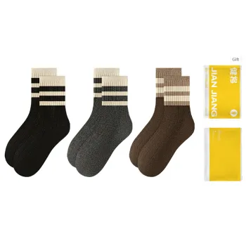Master Mid Calf Socks Women's Shopping Bag 3 Pack