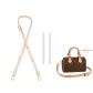 Vegetable Tanned Leather 1.5cm-Width Adjustment (New Arrival, White Tanned) with Protective Ring Included