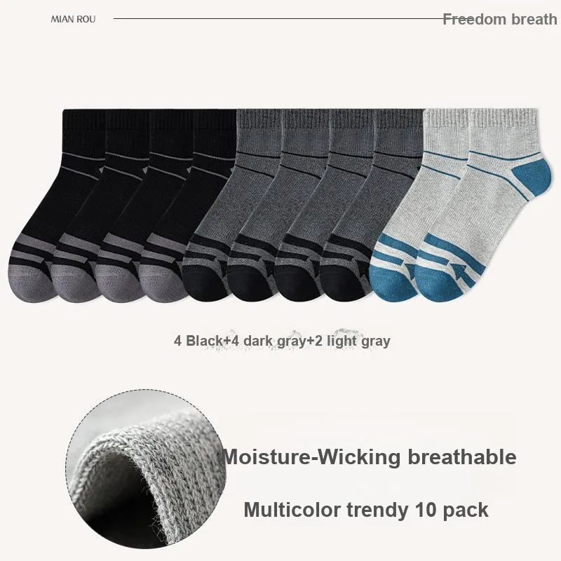 7 SEVFUN Mid Calf Socks Men's Combo Set-15