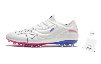 KELME MG Rubber Short Studs Cushioned Wear Resistant Slip Resistant Soccer Shoes White Master 2.0