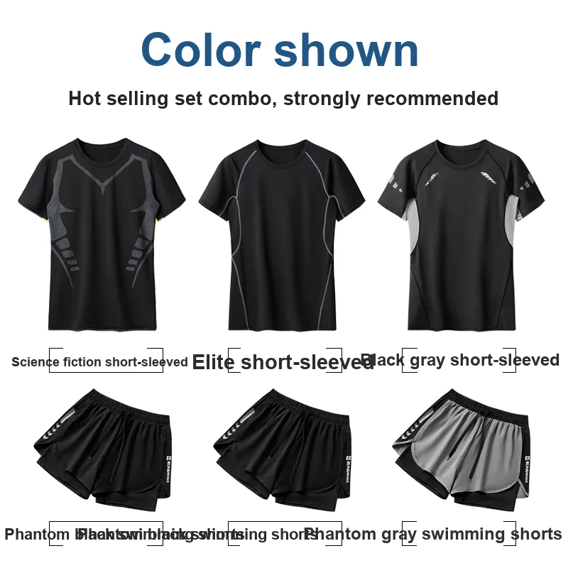 Yalu Preferred Swimming Sets Polyester+Elastane Sports/Hot Spring/Vacation Men-2