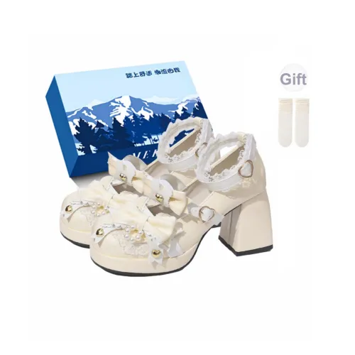 Fawn Miri Грубый каблук Туфли Мэри Джейн Женские