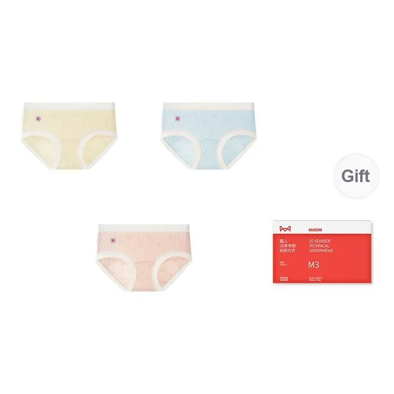 MIIOW Trend Party Series Underpants Women's Shopping Bag 3 Pack-7