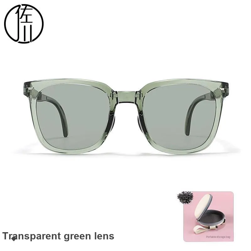 Sagawa TR/Memory Plastic Square Sunglasses Unisex-7