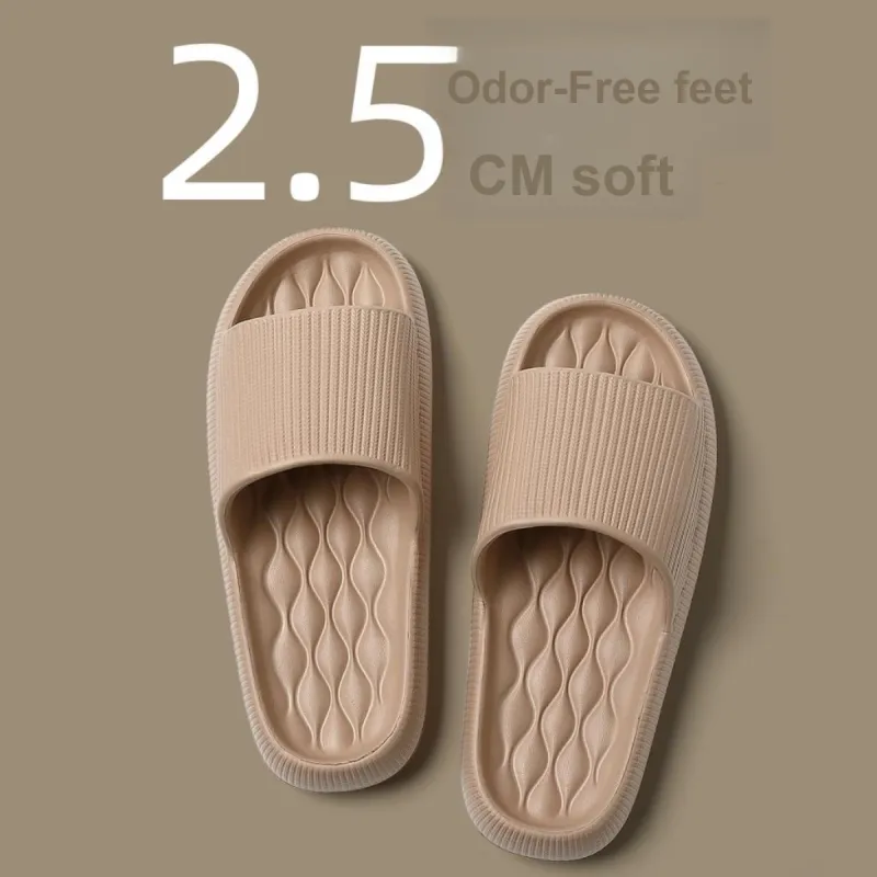 NAIHUO Platform Slippers Summer Outerwear EVA Slip Resistant Odor Free, Indoor Home Super Soft Slippers-5