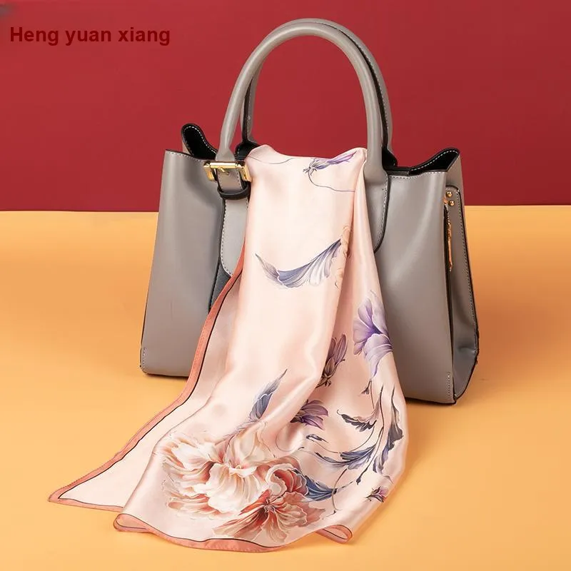 H YXIANG Silk Scarves Women's-14