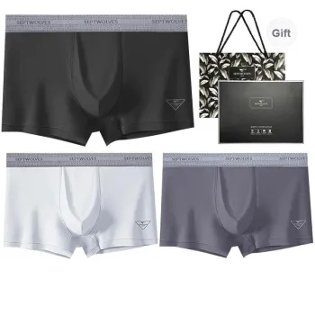 SEPTWOLVES Boxer Shorts Men's Gift Box Set+Shopping Bag