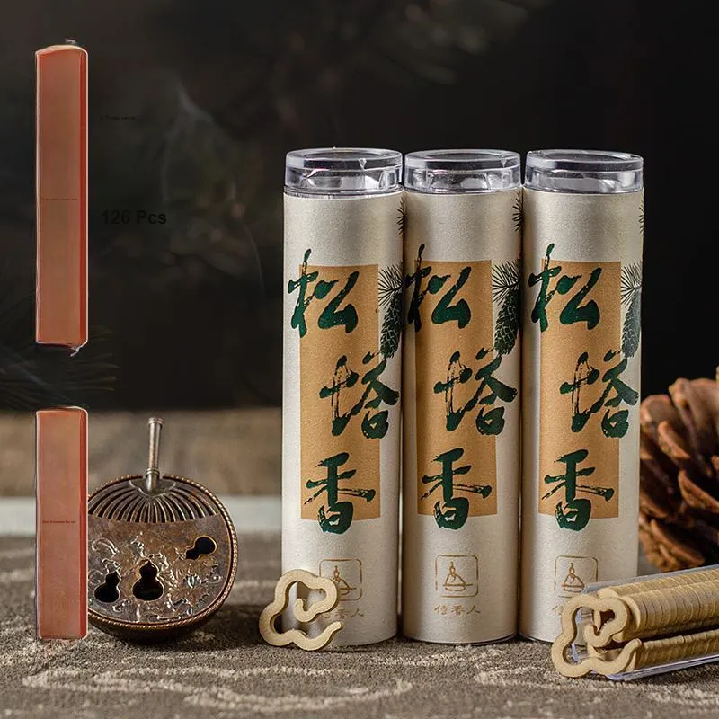 Waiters Natural Pine Cone Scent Non Sticky Incense 42 Tablets-17