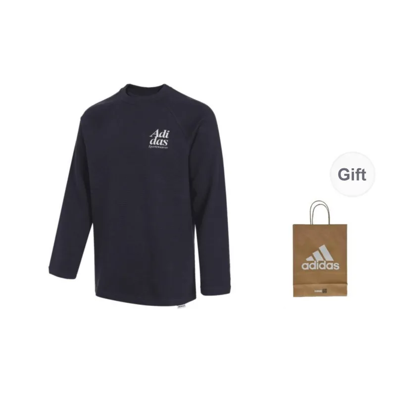 Adidas T-Shirt Men's Blue+Shopping Bag-0
