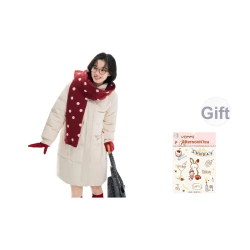 ZIHAN Сыры Бежевый Женские Пуховые куртки