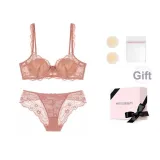Cream Rose Pink Set+Nipple Cover+Laundry Bag