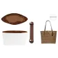 (Dark Brown) City33 Two-Piece Set[Shoulder Strap Pad+Brown Waterproof Liner]❤No Compartment