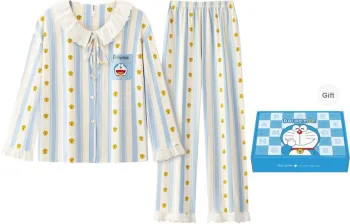 Gongdie x DUOLA A MENG LIANMINGKUAN Pajama Set Women's Apricot Gift Box Set
