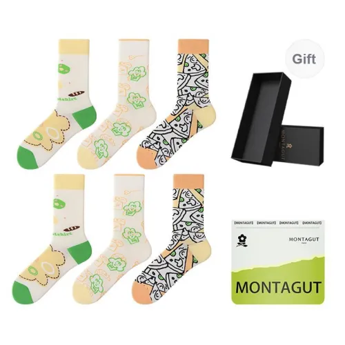 Montagut Mid Calf Socks Unisex Gift Box Combination