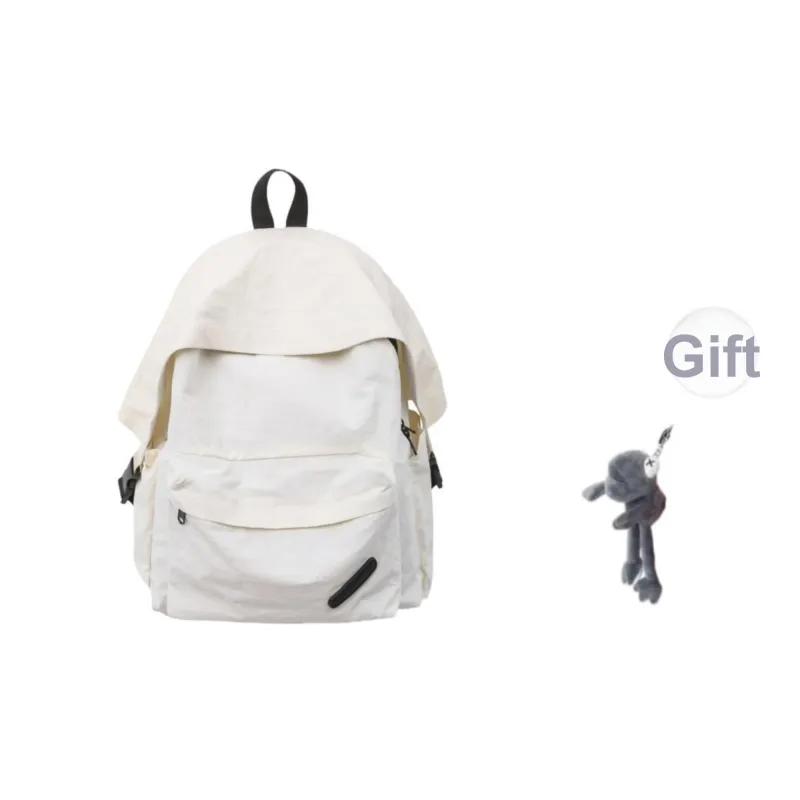 Yalu Nylon Backpack Regular Unisex Black/White/Red/Green-10