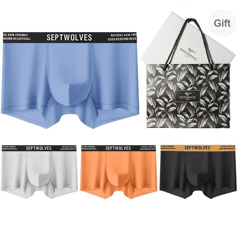 SEPTWOLVES Underwear Gift Box Men's 4 Piece Gift Box Sets-30