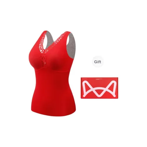MIIOW Tank Tops Women's Gift Box Set Red