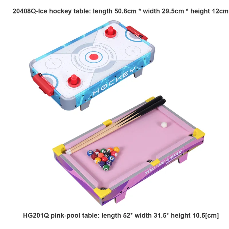 HUANGGUAN Ice Hockey Table, Tabletop Billiard Combination Board Games-1