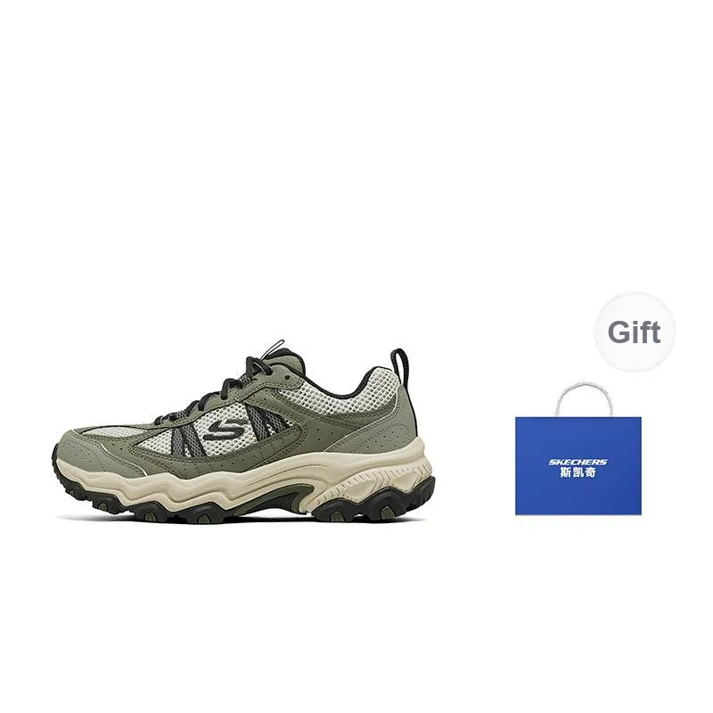 Skechers OUTDOOR MENS Abrasion Resistant Low Top Hiking Shoes Men's Green-6