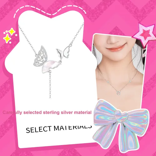 Barbie 999 Fine Silver Necklaces Unisex