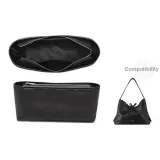 Carryall[Medium Size](Black) Compatible with Lambskin Style