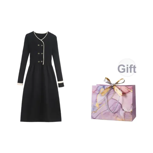 ONNFB Длинное платье с длинными рукавами женское