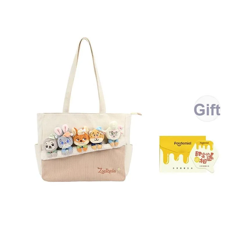 POTDEMIEL Disney/Disney, Collaboration Zootopia Toy Story Collection Polyester Shoulder Bag Women's Multicolor-0