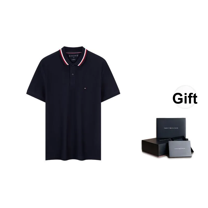 Tommy Hilfiger Logo embroidered Polo Shirt-16