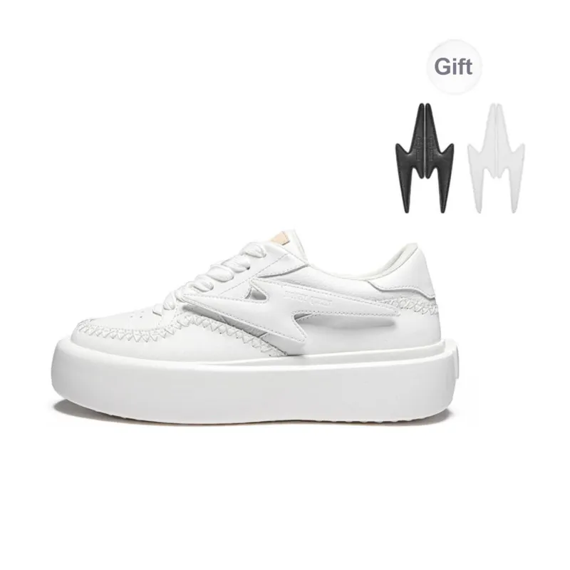 MQ Cushioning, Abrasion Resistant, Height Increasing Low Top Skateboard Shoes Unisex-25