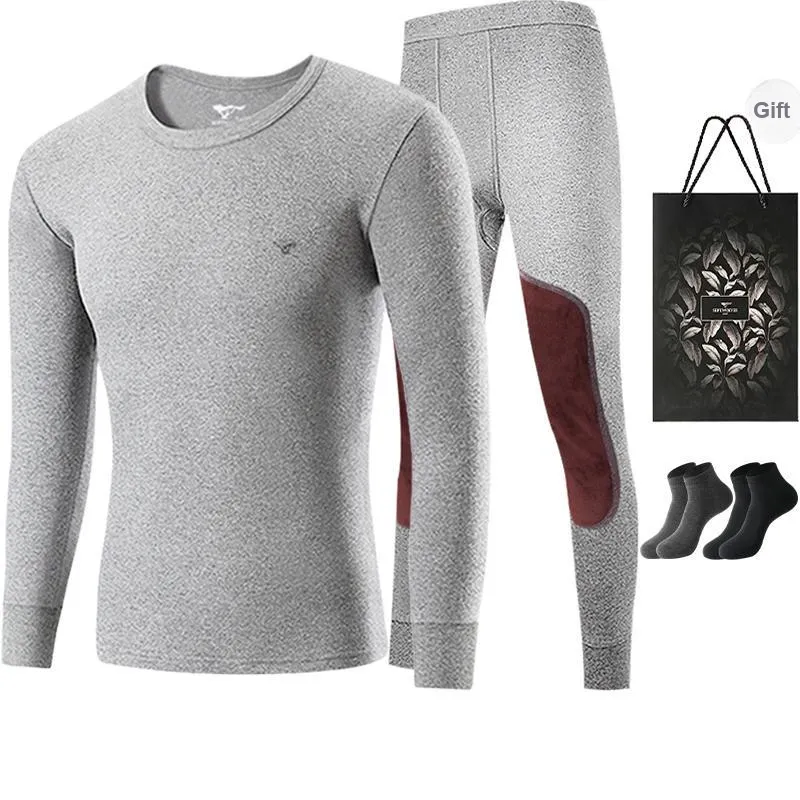 SEPTWOLVES Thermal Set Men's Includes Shopping Bag-4
