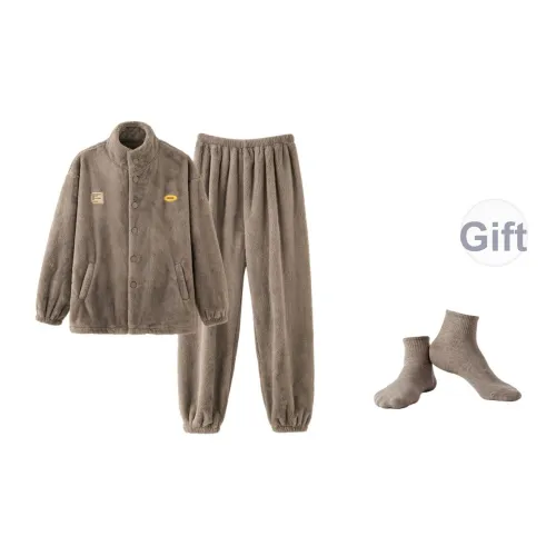 ЮЙЧЖАОЛИНЬ Pajama Комплект Осенний и Зимний Мужской