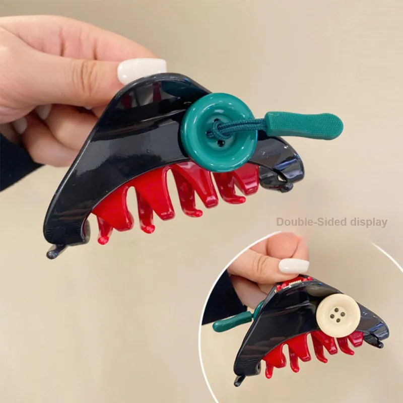 Connect The Past And The Present. Acrylic Hair Clips Women's-2