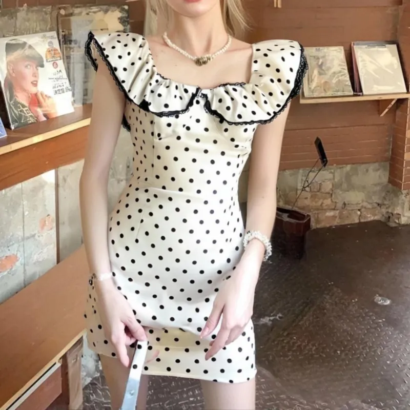 GUOZHEN Short Sleeved Dress Women's-5