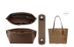 [Two-Piece Set]Brown Liner+Brown Shoulder Pads