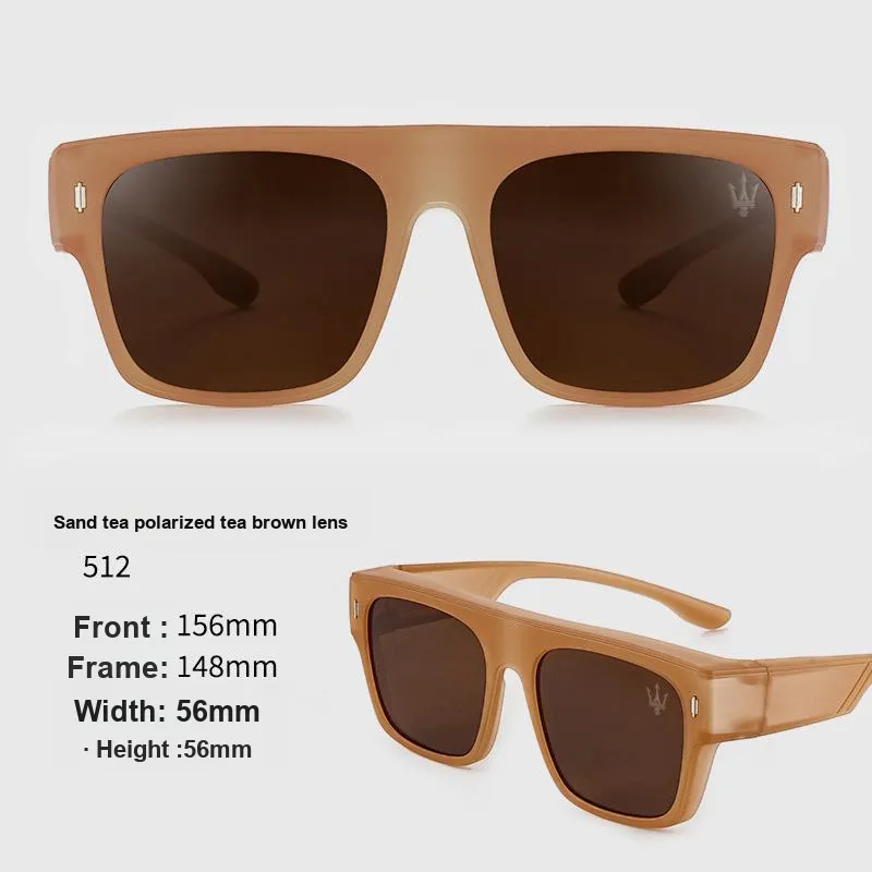 Maserati TR90 Square Sunglasses Unisex-2