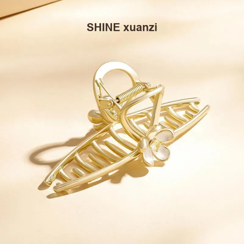 SHINE Alloy With Copper And Zircon Hair Clips Women's-2