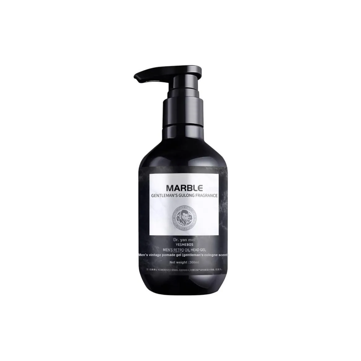 YESMEBOS Мужской Гель для волос с винтажным эффектом Grease длительное удержание естественный 3D-эффект укладка 300 мл бутылка