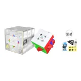 큐트 각인 스마트 3-레벨 매직 큐브 [바닥층+로고+윤활제+책 포함]