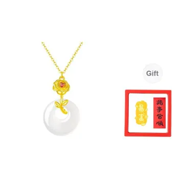 Zheng Tai Fook Chalcedony Necklaces Unisex