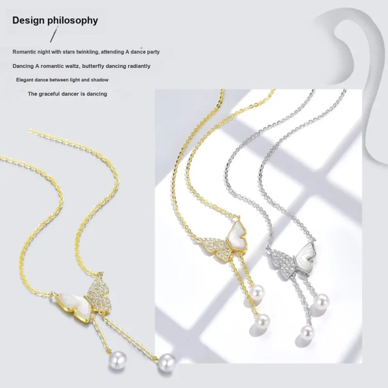 LAOMIAO Pearl Necklaces Women's-9