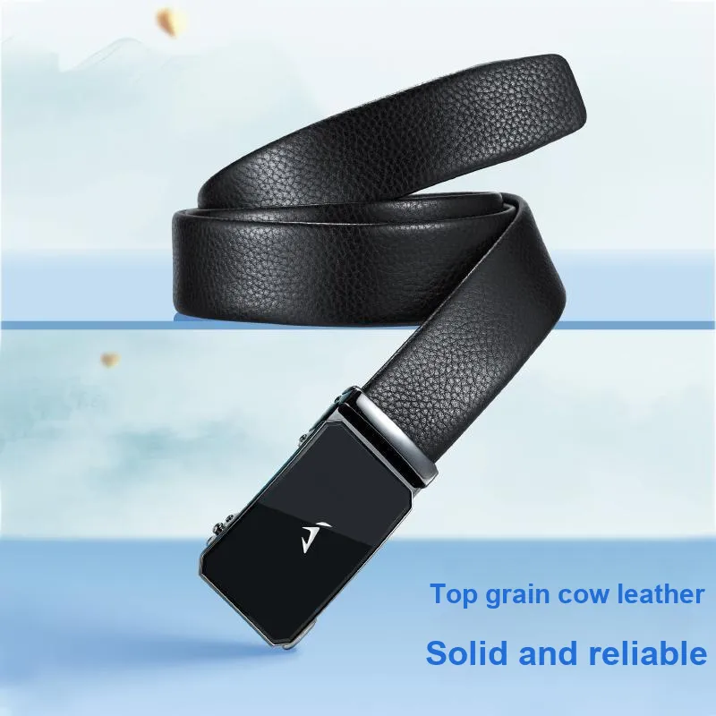 HLA Cow Leather Belts Men's 3.5cm-6