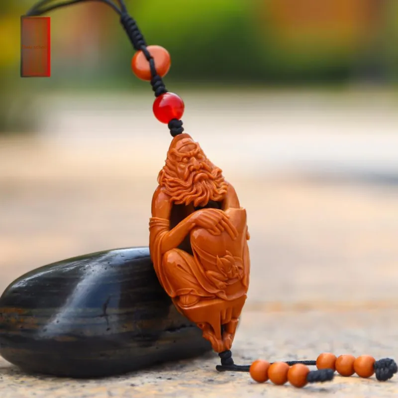 ZHOUPAI Olive Pit Pendants Unisex-3