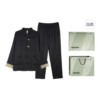 Xuan Liang Pajama Set Men's Gift Box Set 72934 Bentley Black