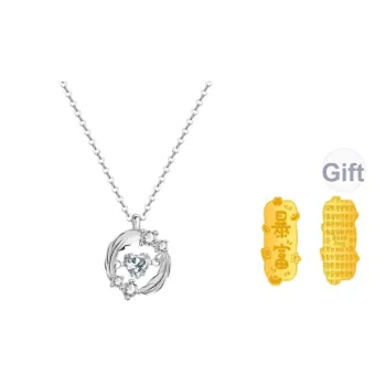 SGM Glass Cat Eye Necklaces Women's
