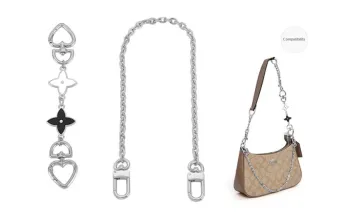 GUYI Metal Bag Accessories Women's Silver