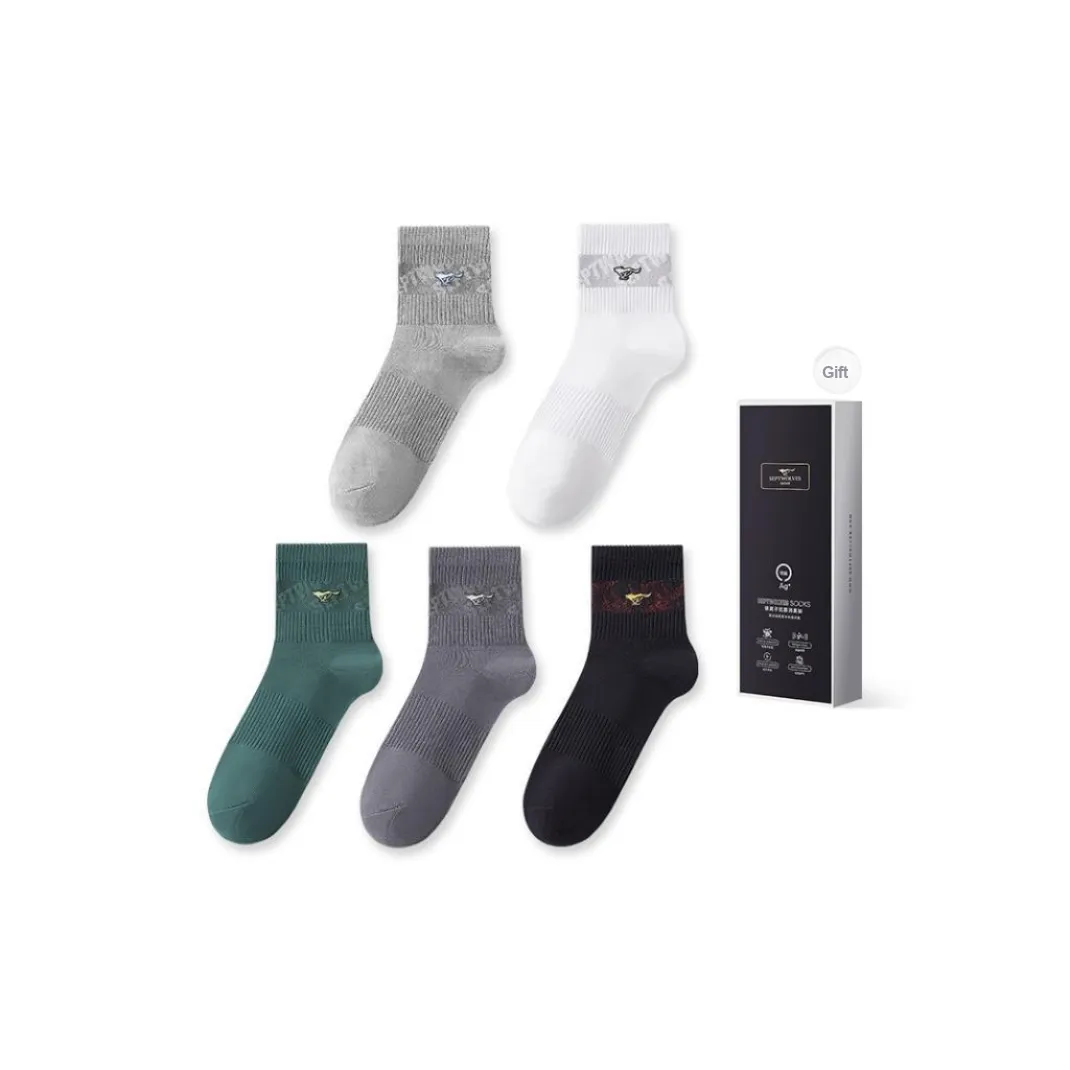 SEPTWOLVES Socks Gift Box Men's 5 Pack