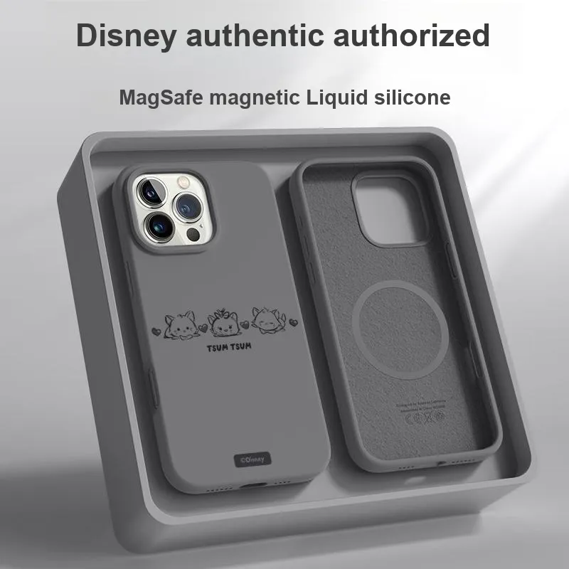 Disney Silicone Material Phone Cases Compatibility Apple/iPhone 16/15/14/13 Collection Couple-31