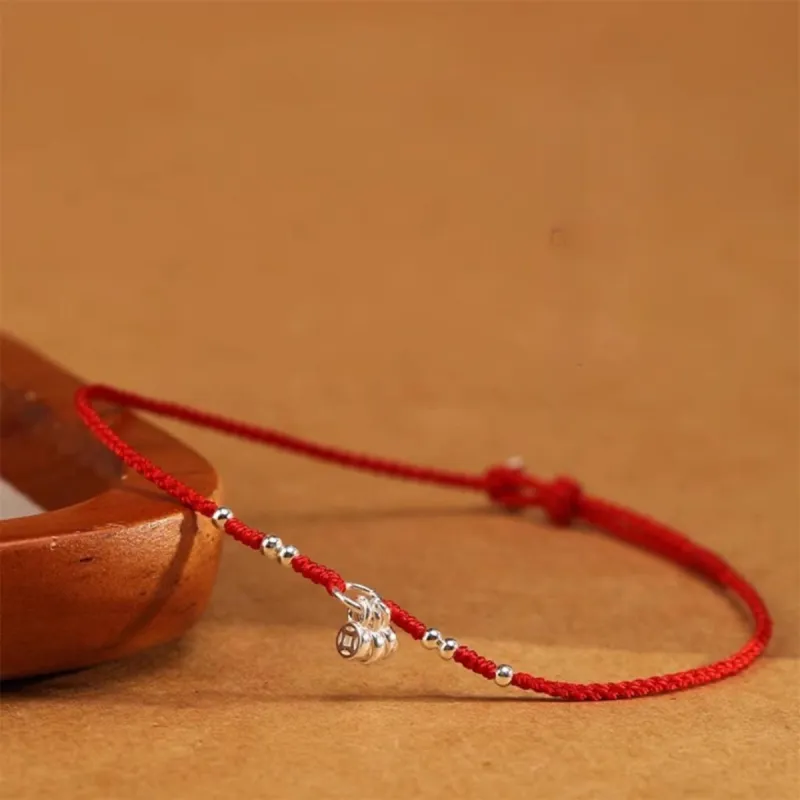 SFER 925 Sterling Silver Anklets Women's-3