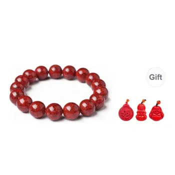 MUGONGZI Reconstructed Cinnabar Bracelets Unisex