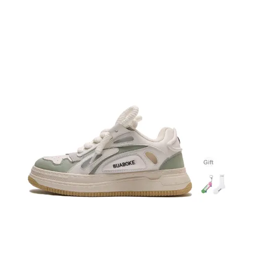 BUABOKE SKATER01 Макарон Коллекция Высота Увеличивающая Устойчивая к Износу Противоскользящая Низкий Топ